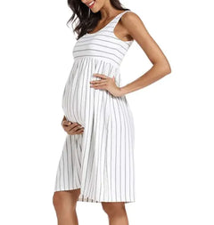 Striped Maternity Dress