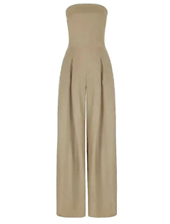 Backless Wide-Leg Jumpsuit