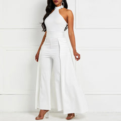 Wide Leg Pants Jumpsuit