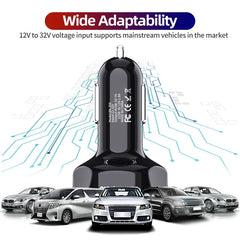 USLION 4-Port USB Car Charger: Quick 48W Charging