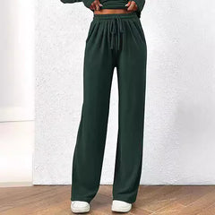 Casual Suit Long-sleeved T-shirt Wide-leg Pants