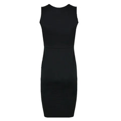 Black Bodycon Midi Dress