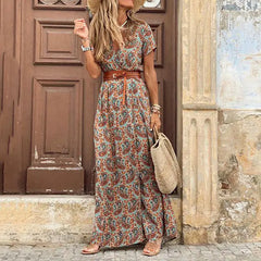 Spring Bohemian Oversized Dress