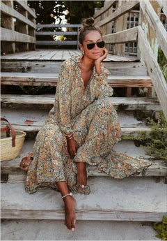 Spring Bohemian Oversized Dress