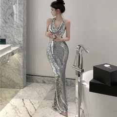 Glitter Silver Dress