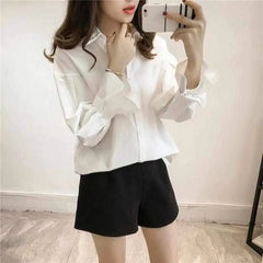 Charm Buttoned Blouse