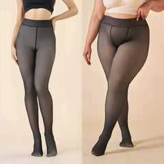 Plus Size Insulated Thermal Tights