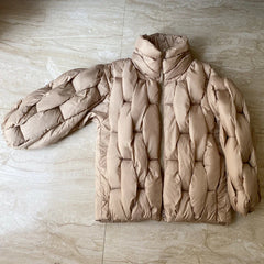 Woven Warm Plus-Size Puffer