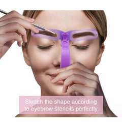 8 Pieces Eyebrow Shaper Template Stencil Kit