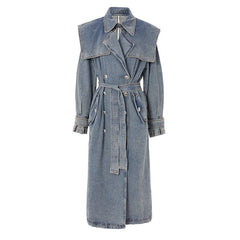 Denim Trench Coat