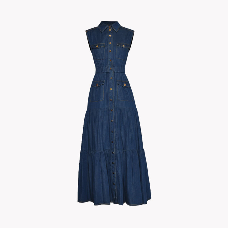 Denim Midi Dress